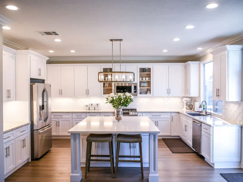Contemporary kitchen in a new-construction home